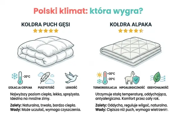 Jak wybrać kołdrę - Puch, wełna czy syntetyk? Wybierz idealny model